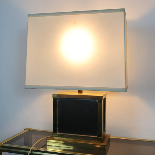 Liwan’s Roma Lampada Da Tavolo Hollywood Regency Ottone Design Italiano Anni ‘70