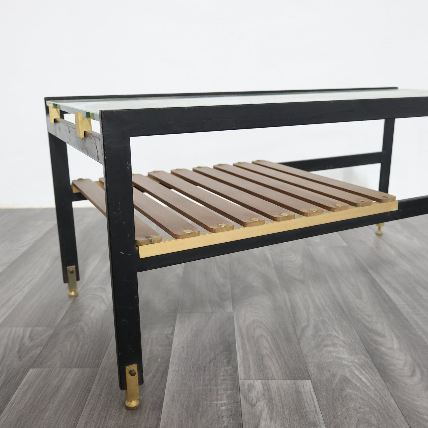 Sant’Ambrogio & De Berti Tavolino da salotto legno anni 60 design Modernariato