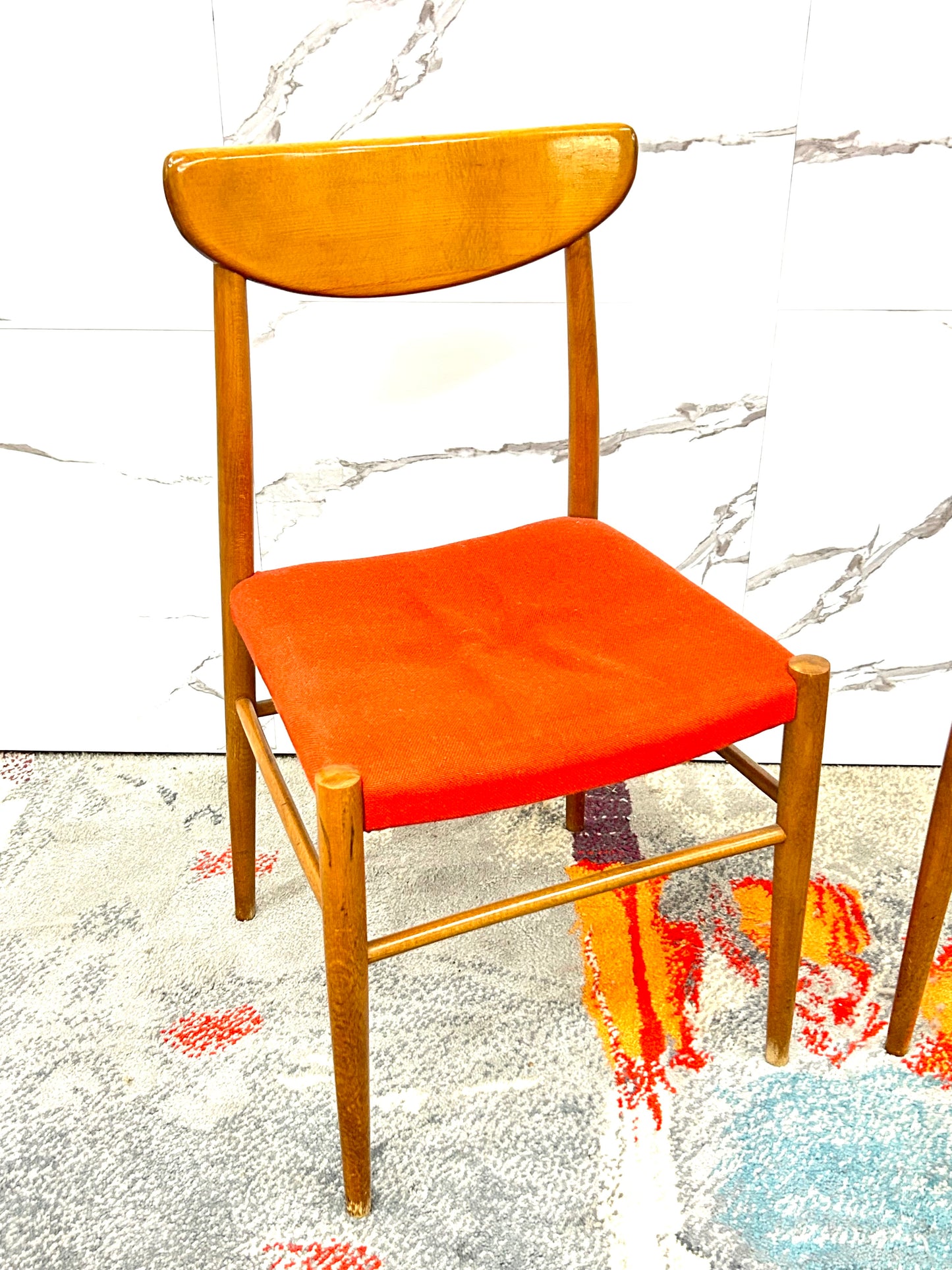 Set Da Pranzo 4 Sedie Design Scandinavo Anni ‘60 Design Modernariato