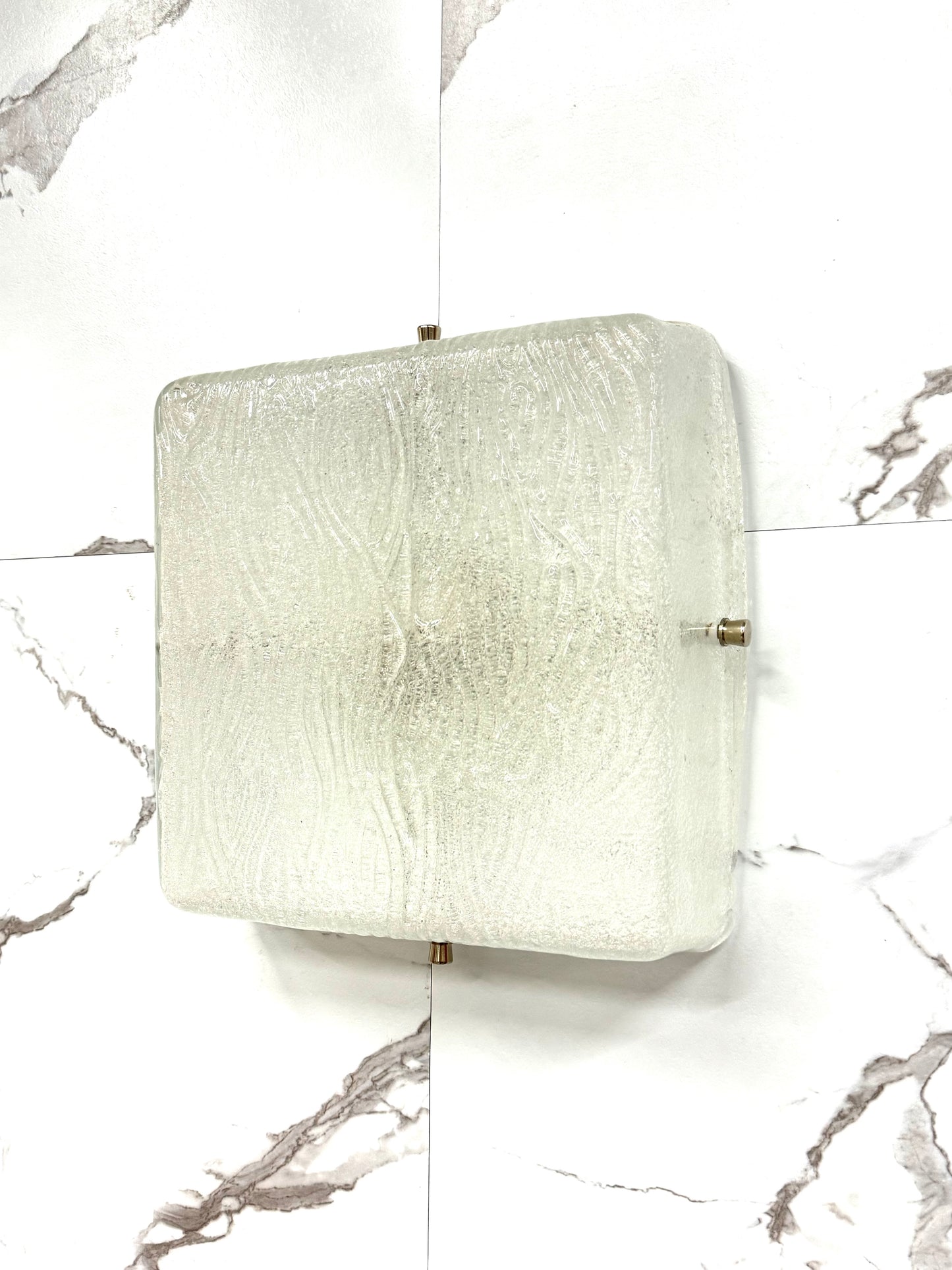 Kalmar Lampada Da Parete Vetro 1960’s Design Modernariato