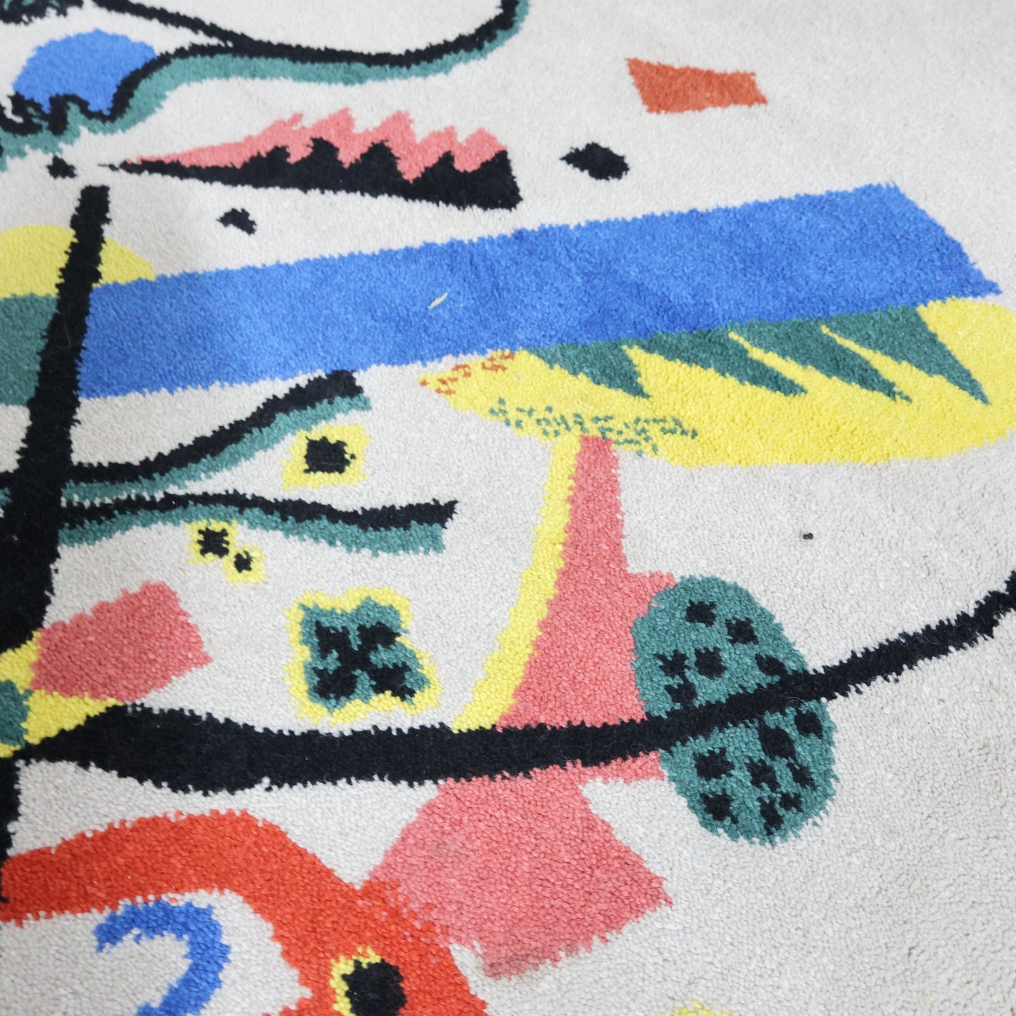 Kandinskij Wassily Denmark Ege Art Line Tappeto Design 1980’s