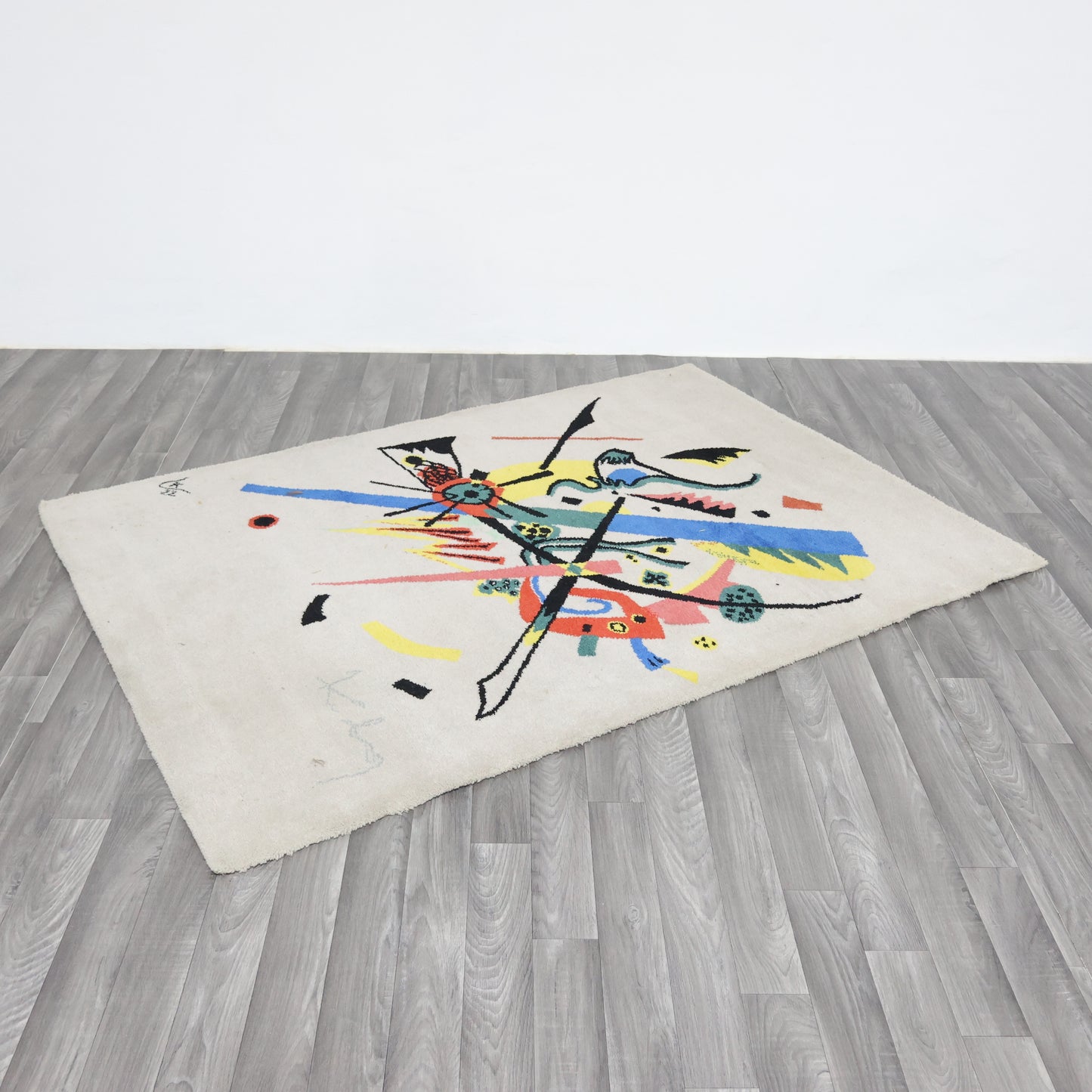 Kandinskij Wassily Denmark Ege Art Line Tappeto Design 1980’s