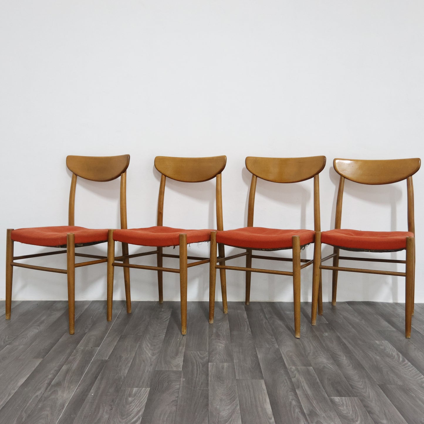 Set Da Pranzo 4 Sedie Design Scandinavo Anni ‘60 Design Modernariato