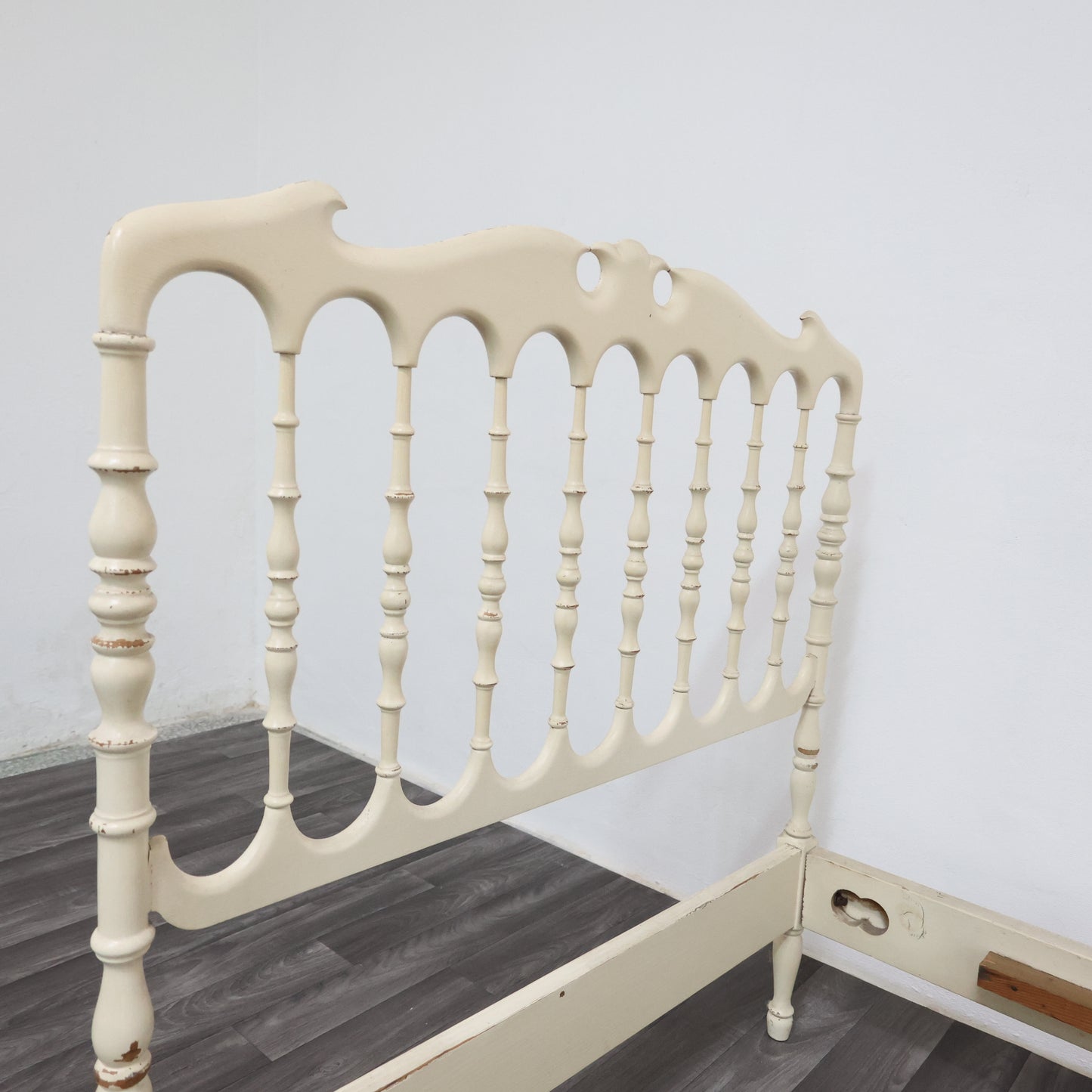 Giuseppe Gaetano Descalzi Letto Singolo Chiavari Anni ‘50 Design