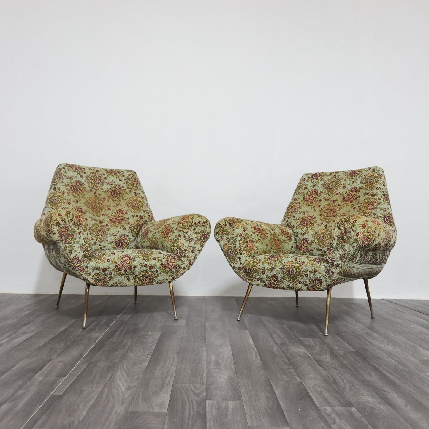 Coppia di Poltrone Di Gigi Radice Per Minotti Anni ‘50 Modernariato Mid-Century