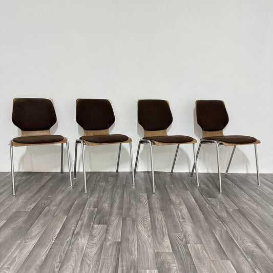 Carlo Ratti Style Set Da Pranzo 4 Sedie Design Modernariato Anni ‘70