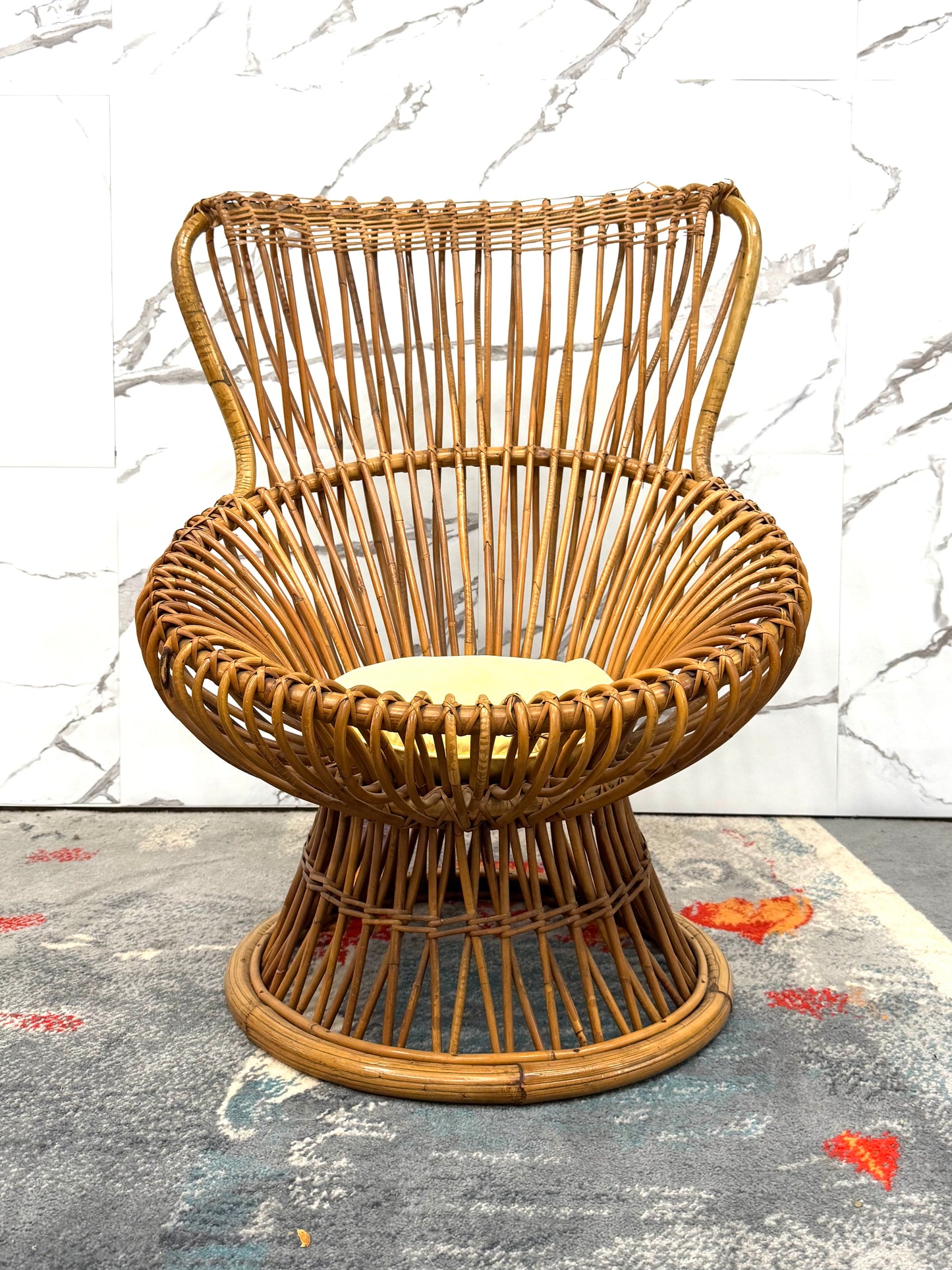 FRANCO ALBINI BONACINA POLTRONA MARGHERITA 1951 DESIGN MODERNARIATO
