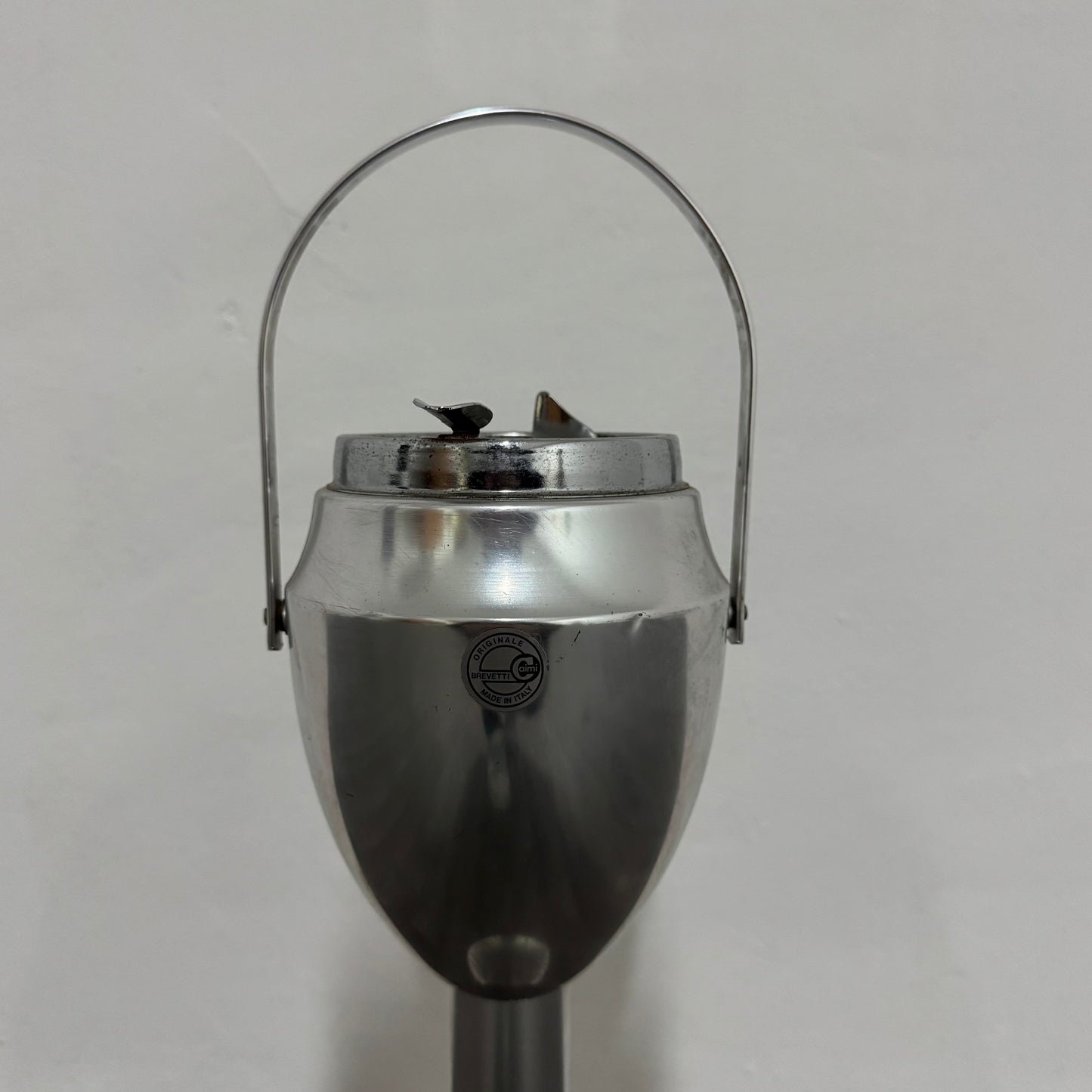 Posacenere Acciaio Space Age Caimi Vintage 1970