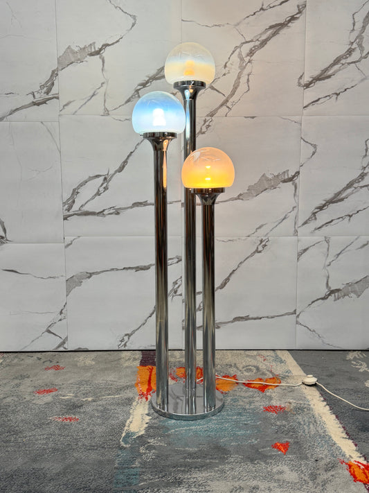 Carlo Nason Mazzega Lampada Da Pavimento Design Anni ‘70 Modernariato