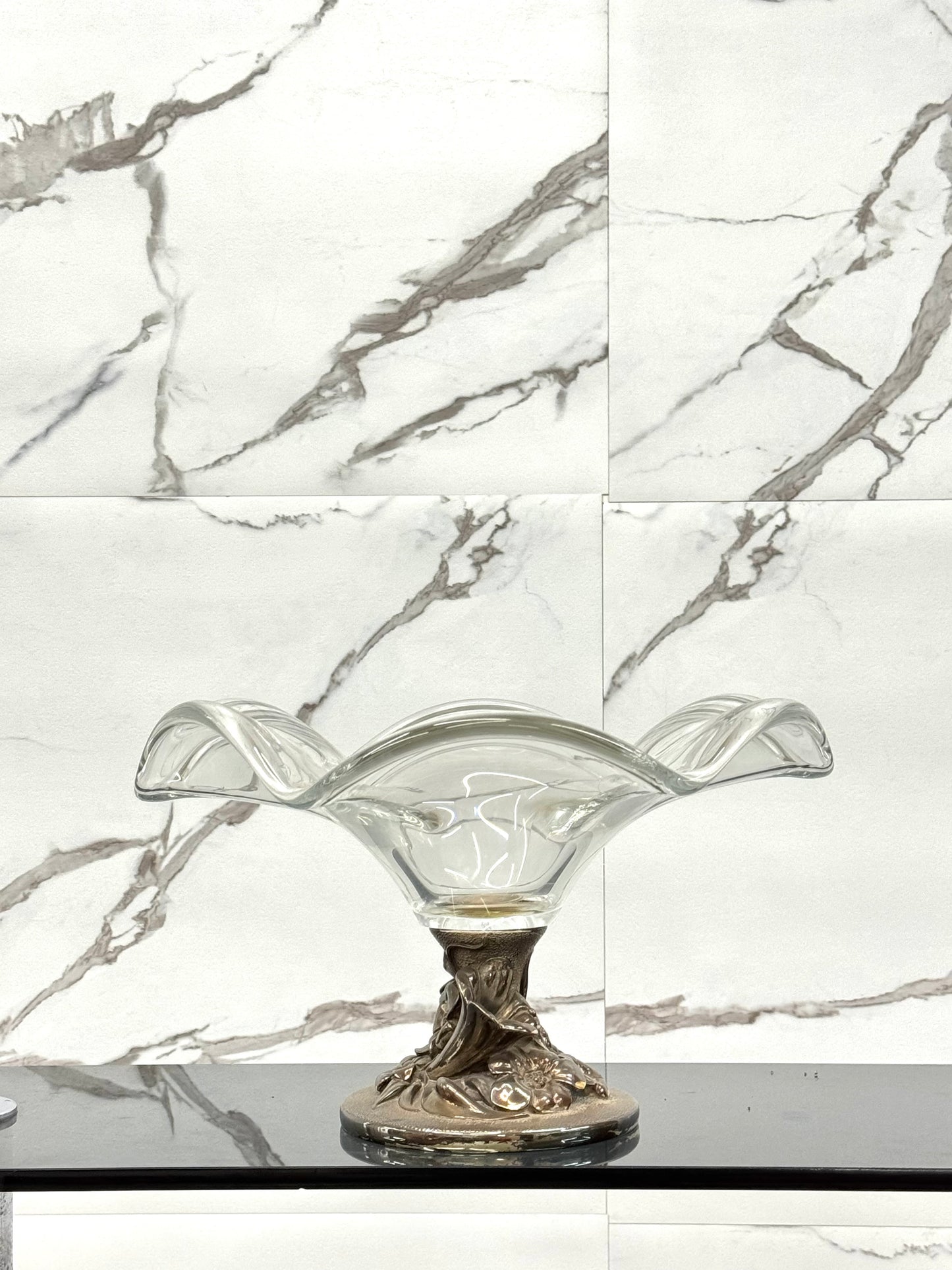 Studio Ottaviani Centrotavola Cristallo 1970’s Design Luxury