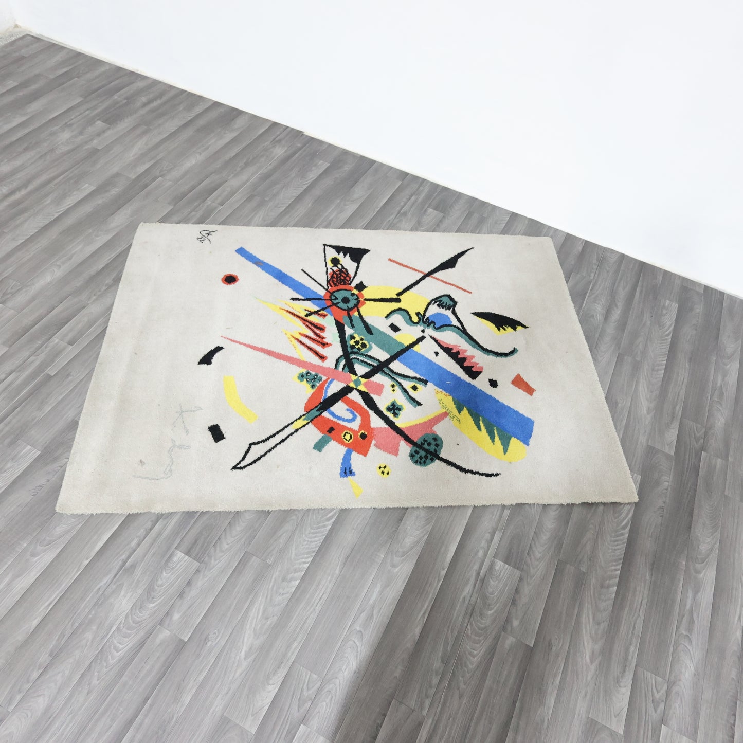 Kandinskij Wassily Denmark Ege Art Line Tappeto Design 1980’s