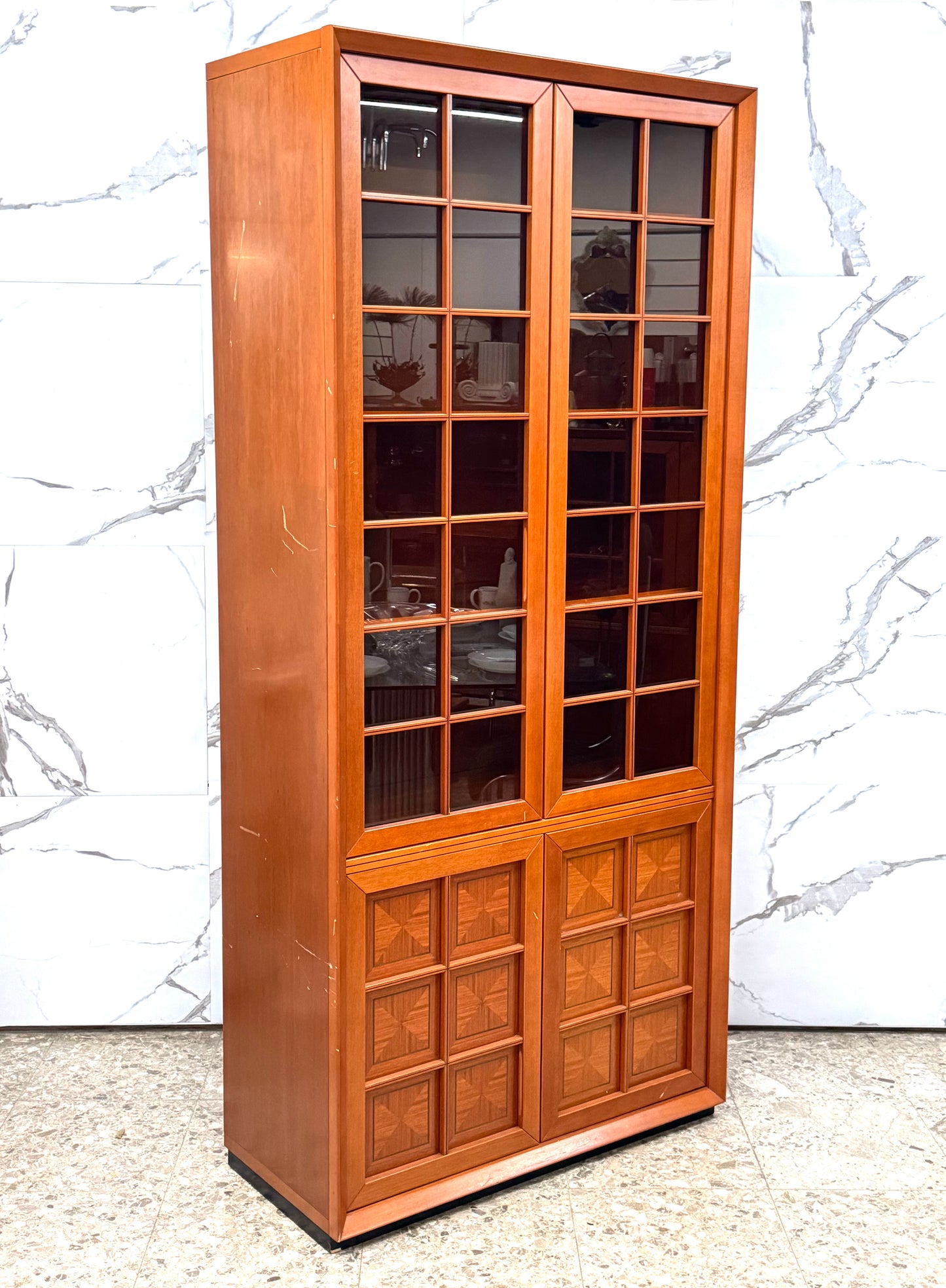 Mobile Vetrinetta Fabrizio Poldaretti Linea arredo Caccia Alla Volpe Anni ‘70