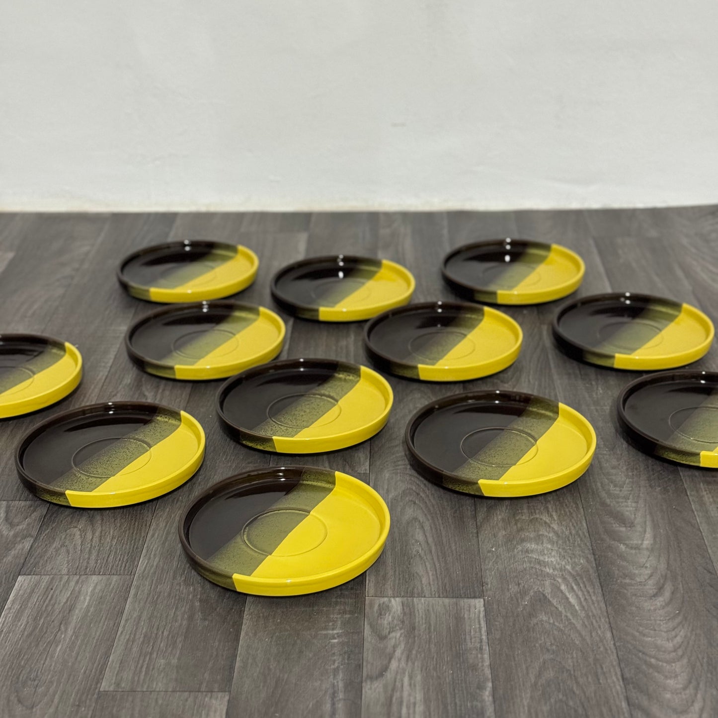 Set Da Pranzo  Vintage In Ceramica Prod. SIC Design Space Age 12 Pcs