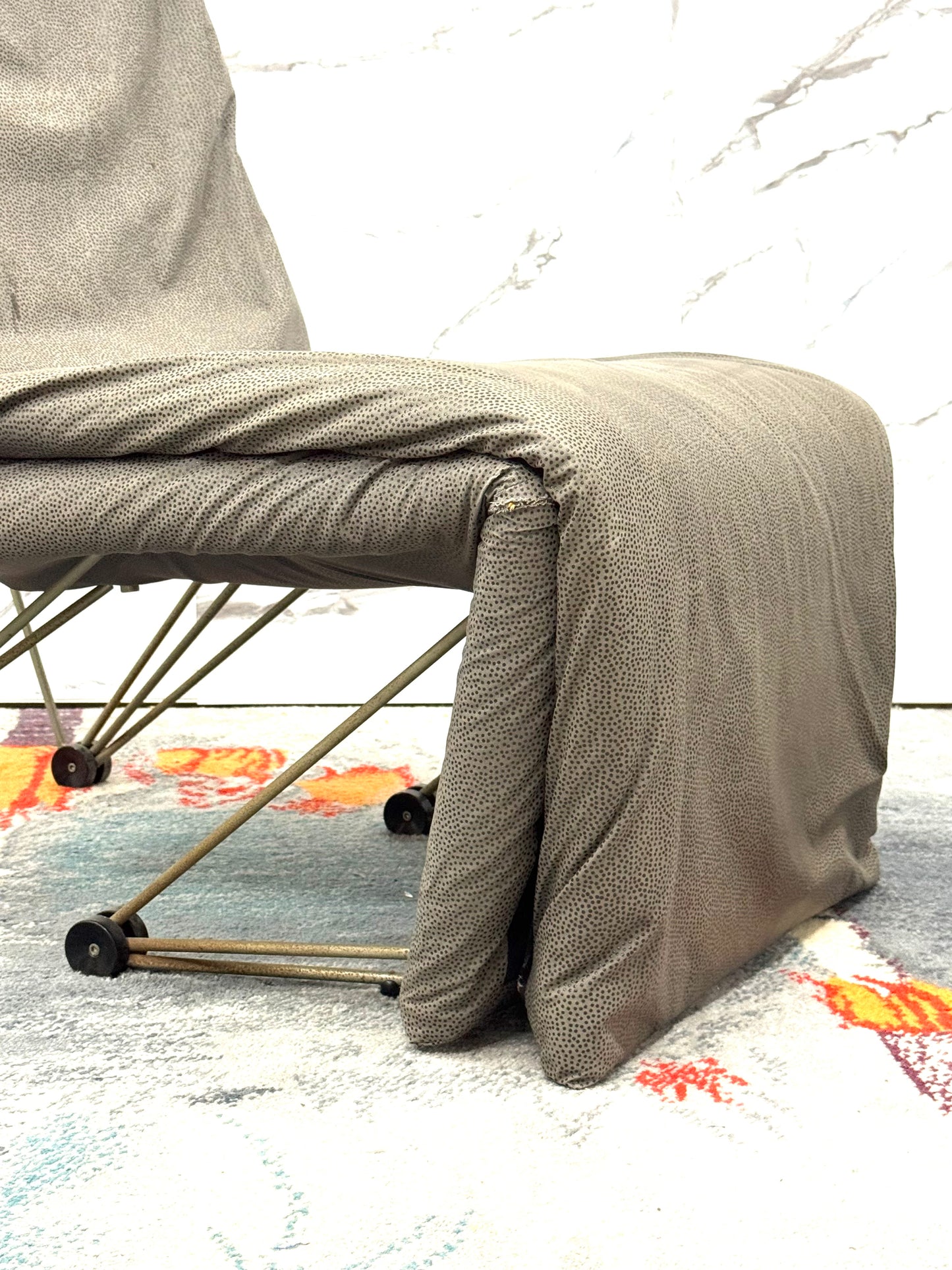 Lounge Chair Poltrona Geometric Design Postmodern Modernariato 1980’s