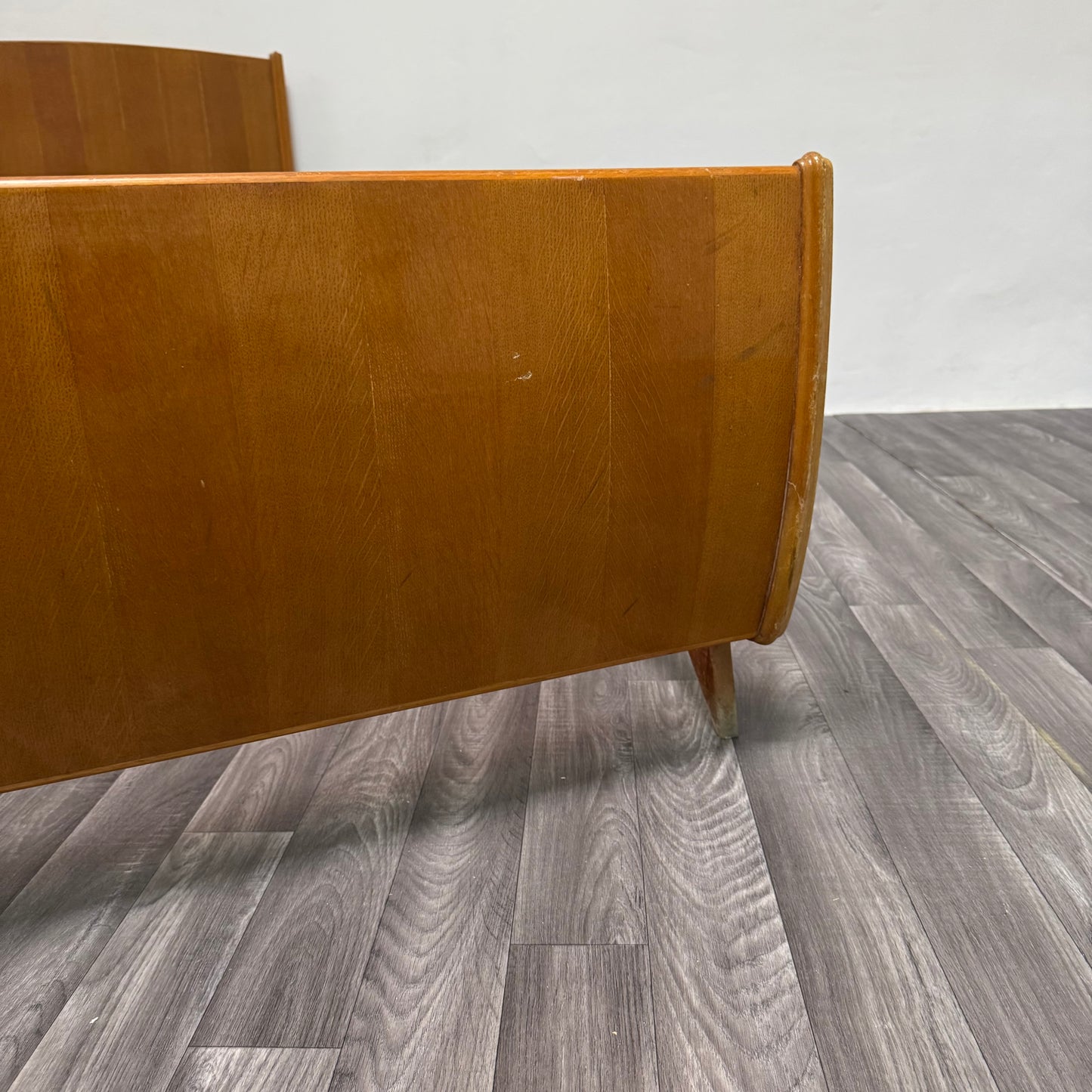 Gio Ponti Attr. Letto Singolo e Comodino Mid-Century Anni 40 Design Modernariato