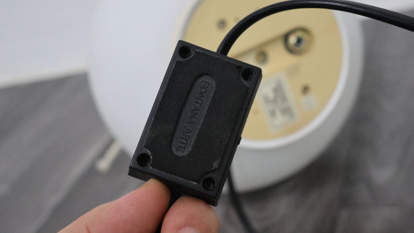 Max Ingrand Fontana Arte Lampada 1853 Media H:54 Cm Anni ‘80 Design Modernariato