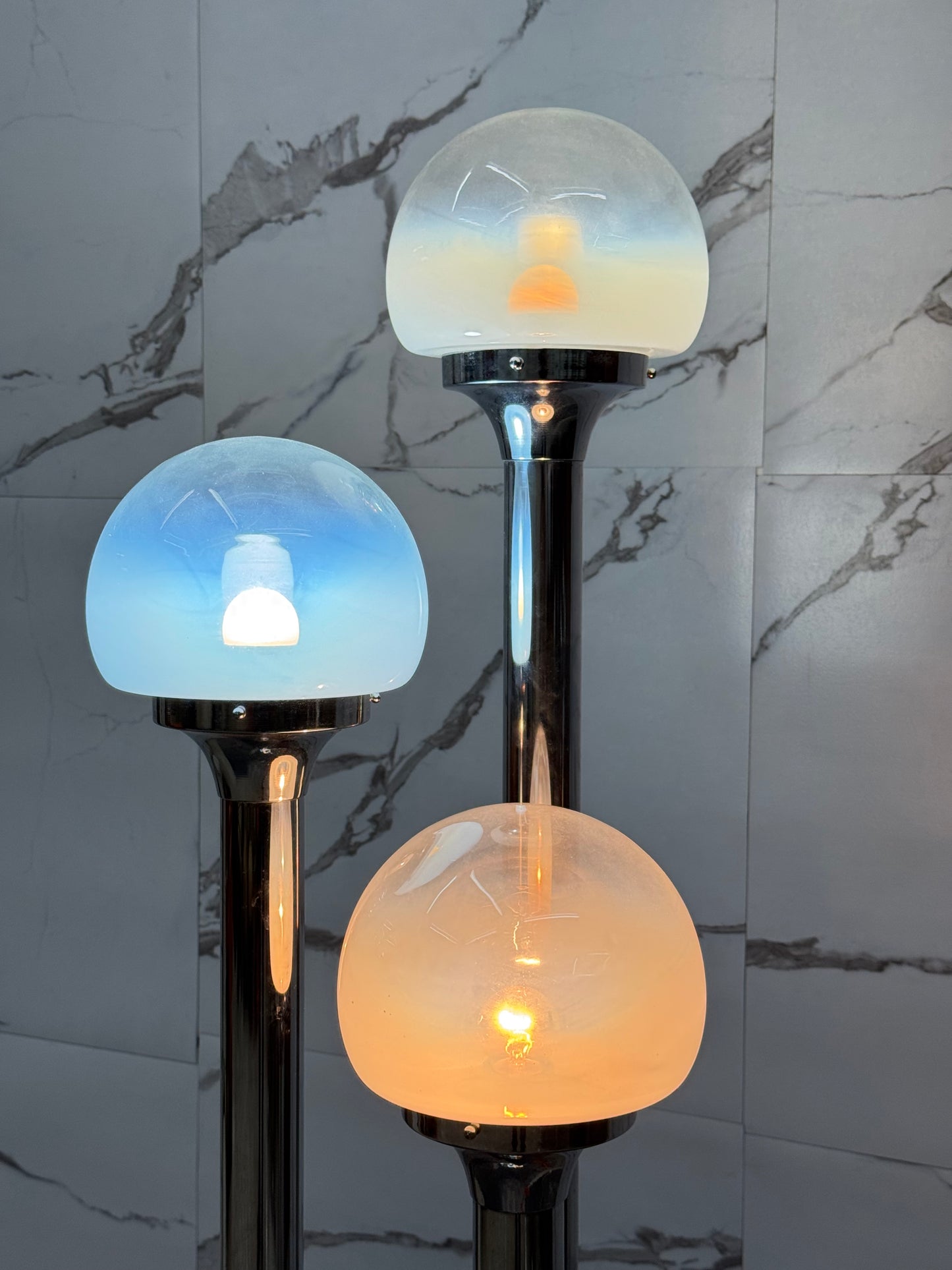 Carlo Nason Mazzega Lampada Da Pavimento Design Anni ‘70 Modernariato
