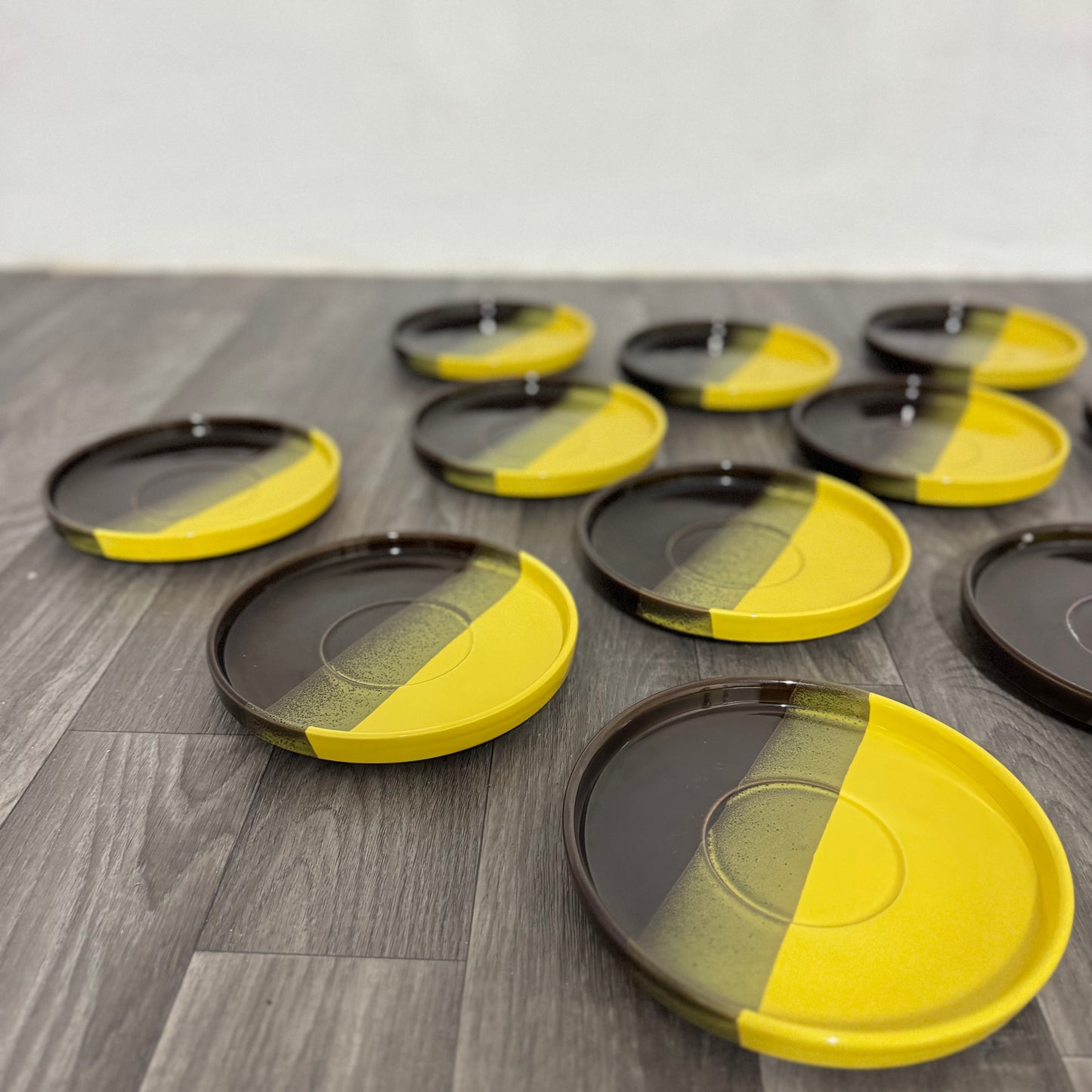 Set Da Pranzo  Vintage In Ceramica Prod. SIC Design Space Age 12 Pcs