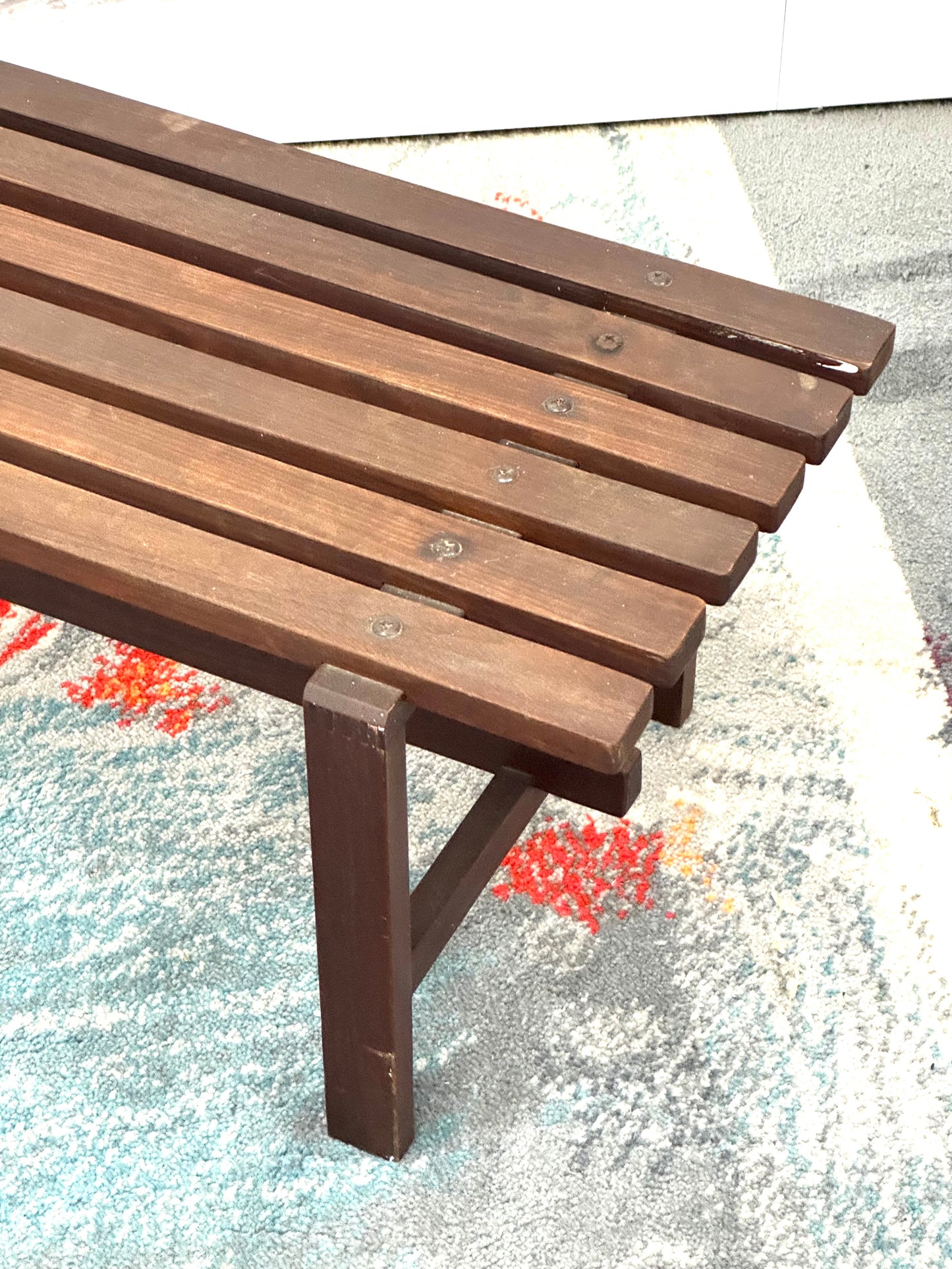PANCA IN TEAK DESIGN SCANDINAVO ANNI ‘60 MID-CENTURY MODERNARIATO