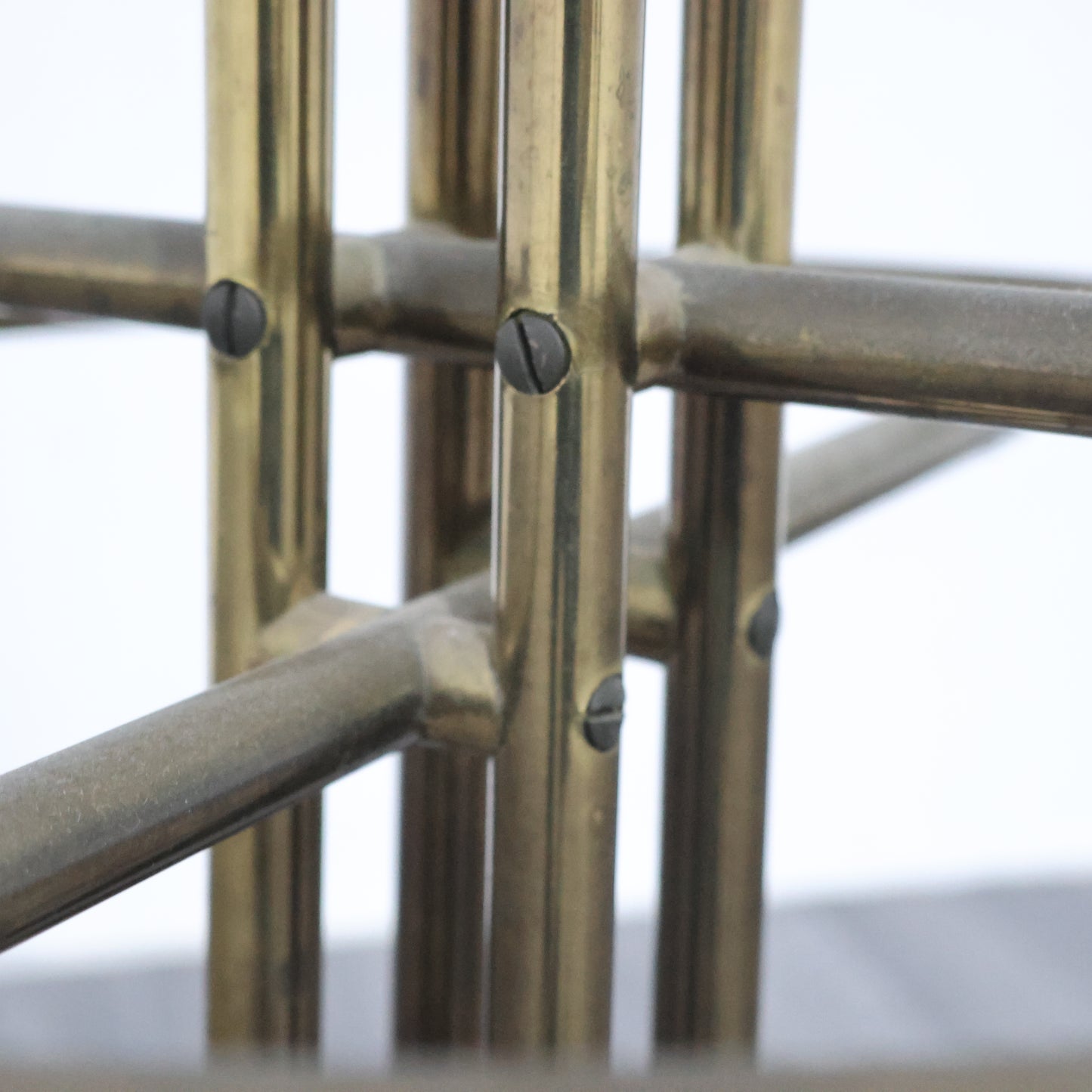 Renato Zevi Metalarte Portaombrelli Marmo E Ottone Design Modernariato