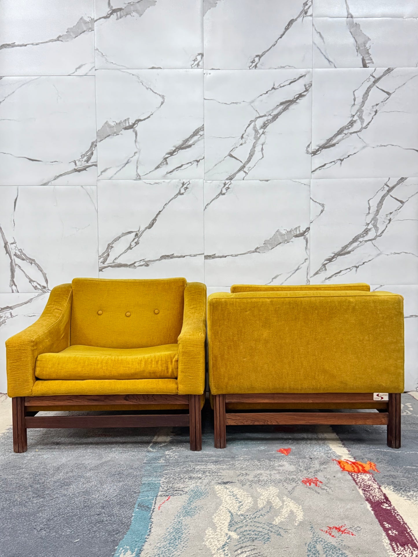 F.lli Saporiti Besnate Coppia Di Poltrone Anni ‘60 Design Modernariato
