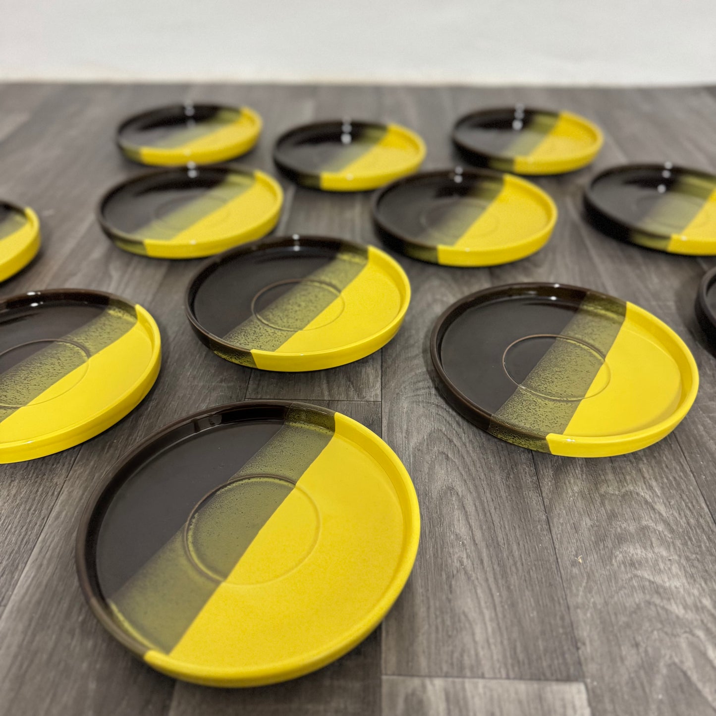 Set Da Pranzo  Vintage In Ceramica Prod. SIC Design Space Age 12 Pcs