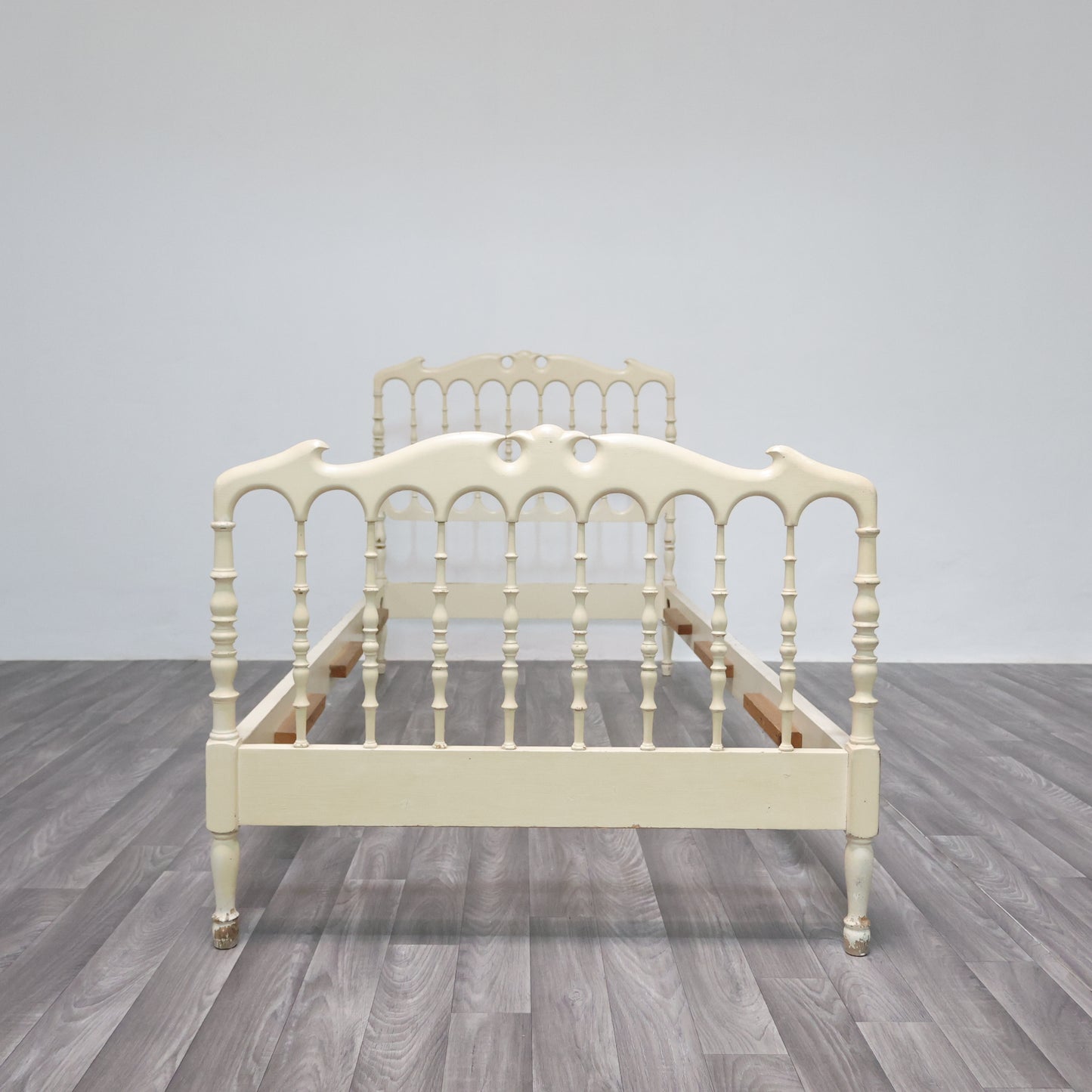 Giuseppe Gaetano Descalzi Letto Singolo Chiavari Anni ‘50 Design