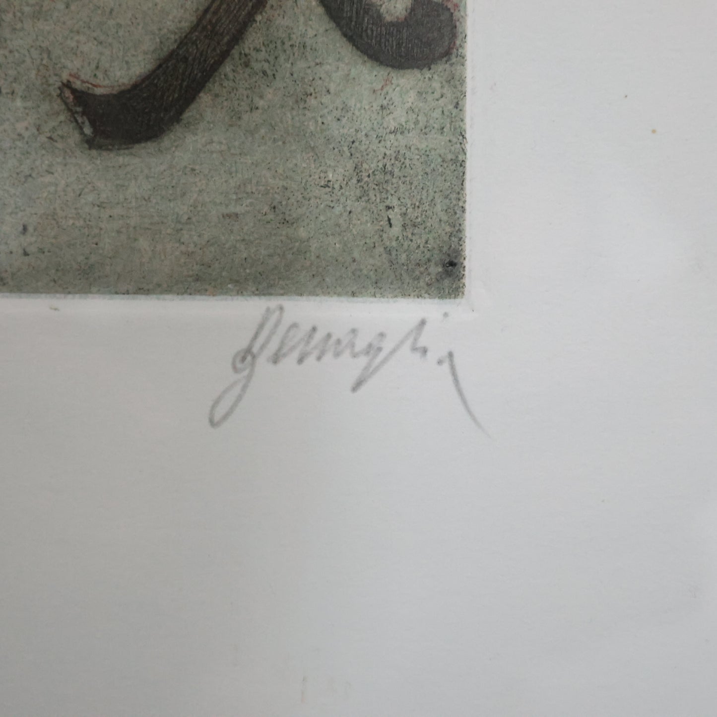 Litografia Enrico Benaglia Numerata 99/99 Anni ‘70 Art Design