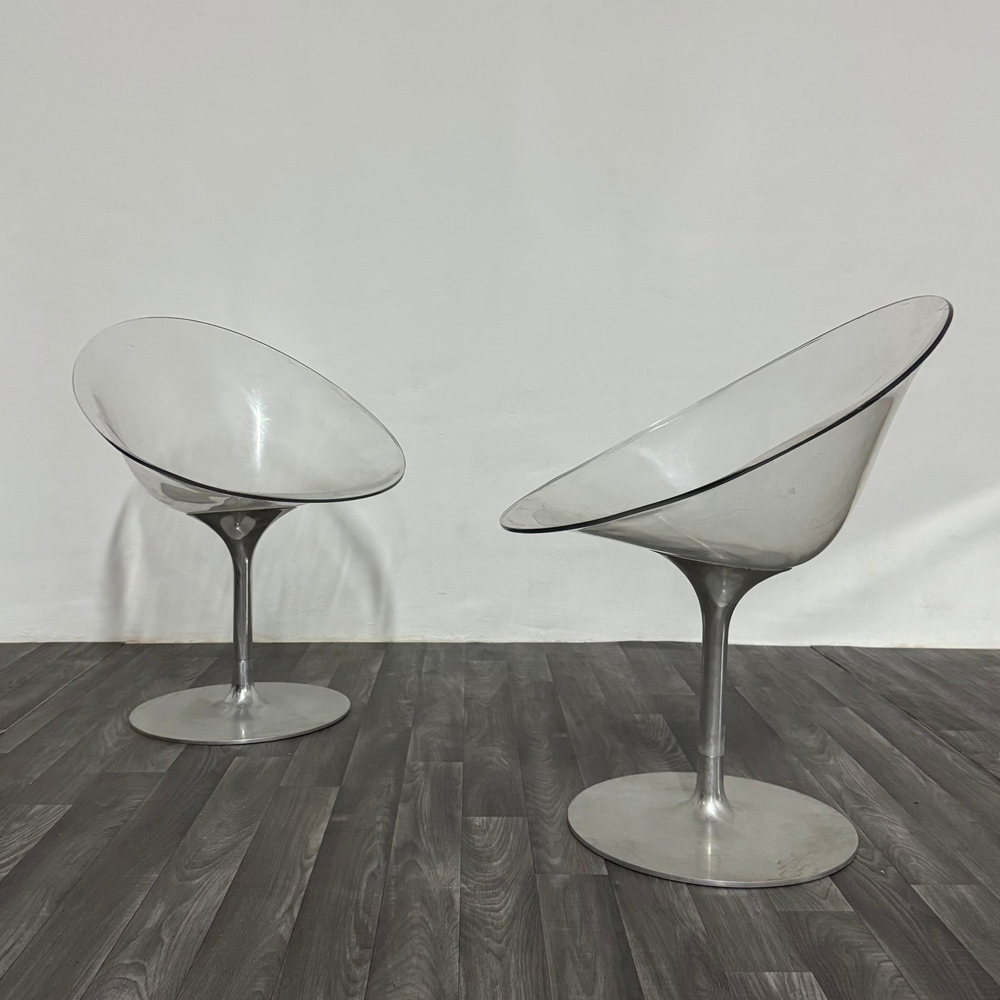 Philippe Starck Kartell Eros Coppia Di Poltroncine Design Anni ‘70 Space Age