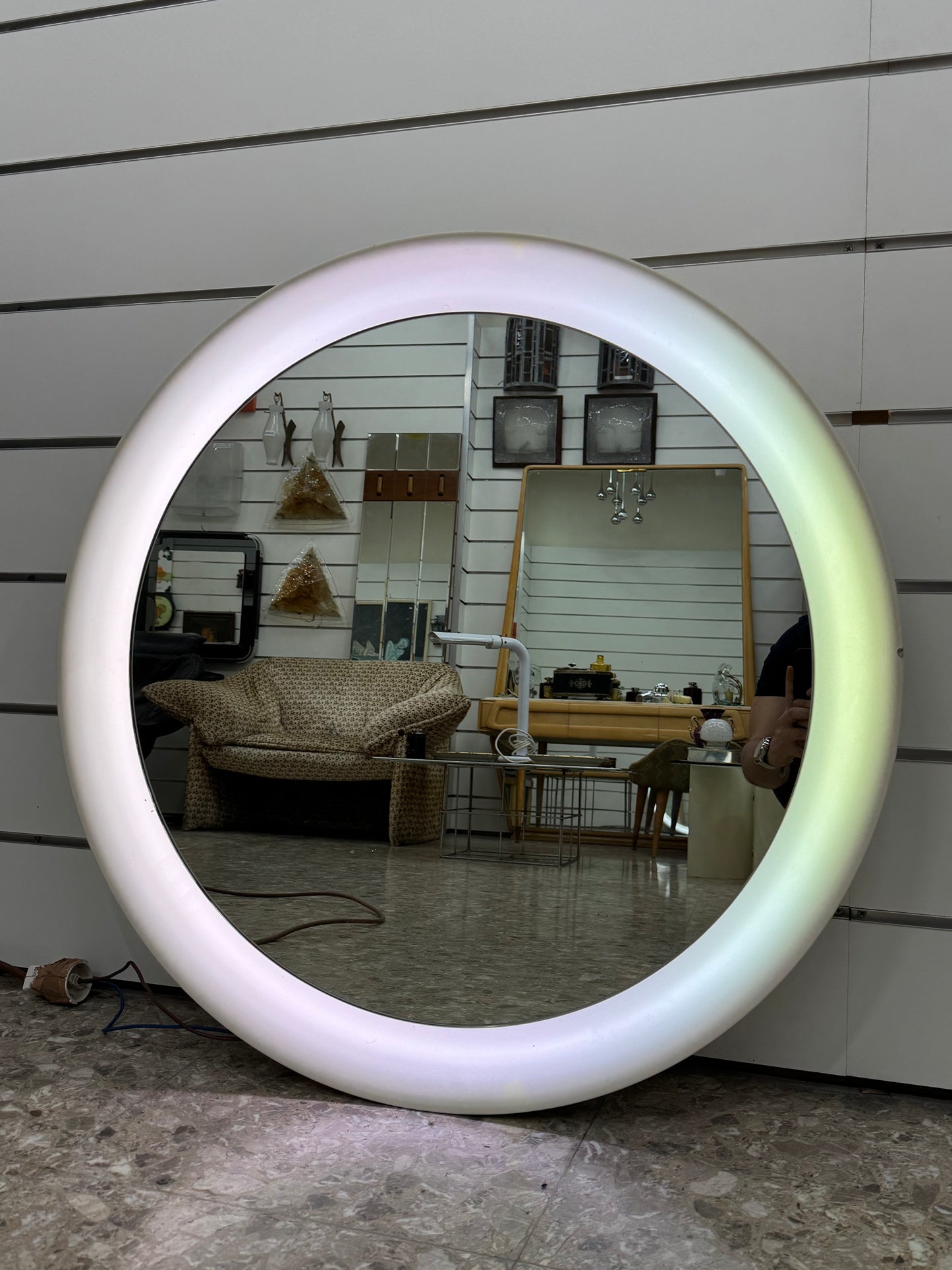 Specchio Retroilluminato Anni 70 Luxury Vintage