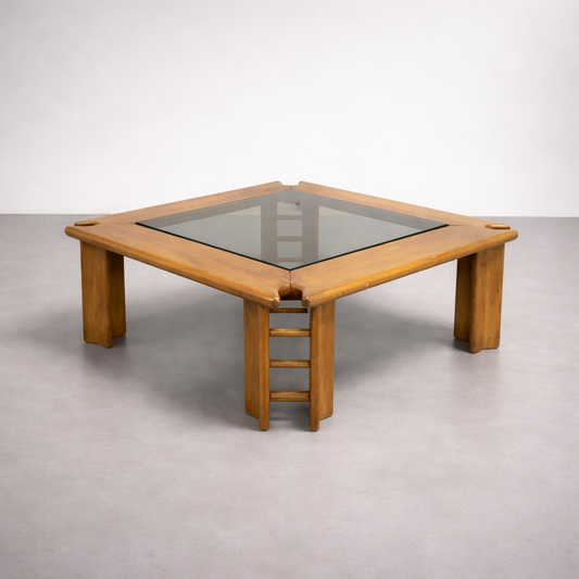 AFRA & TOBIA SCARPA ATTR. TAVOLO DA SALOTTO ANNI 60 DESIGN