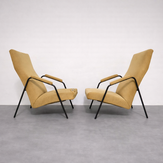 ALF SVENSSON LJUNG INDUSTRIER Coppia Di Poltrone Design Modernariato 1950’s