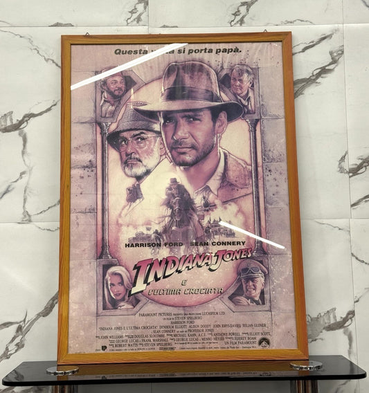 Locandina Cinematografica Indiana Jones e l’ultima Crociata