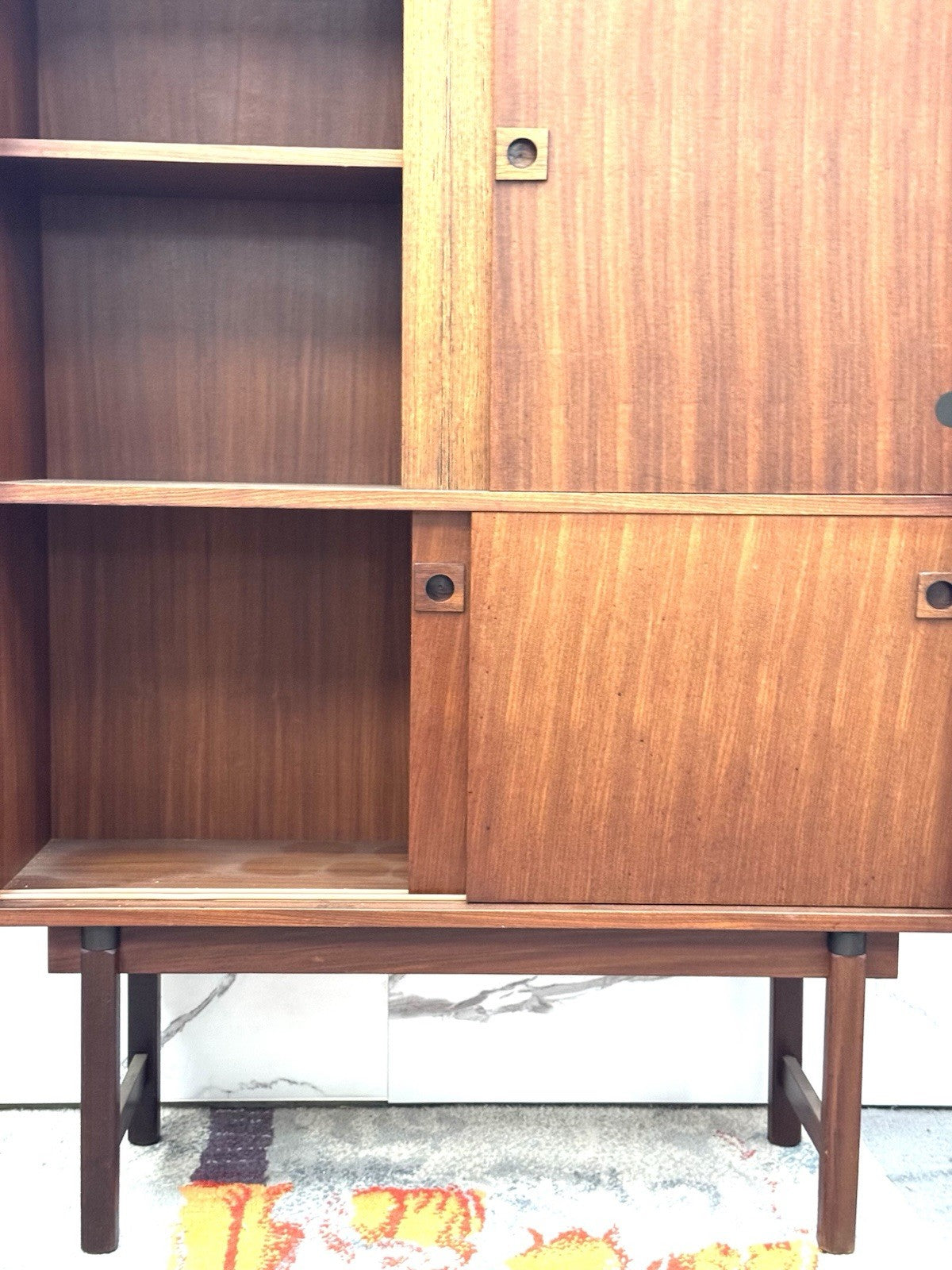Credenza In Teak Barovero mod. Selex Mid-Century Anni ‘60