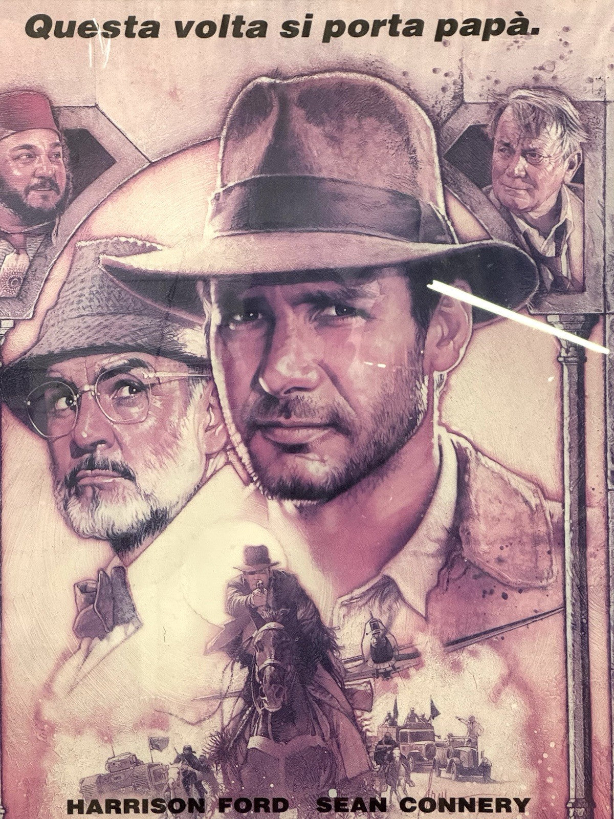 Locandina Cinematografica Indiana Jones e l’ultima Crociata
