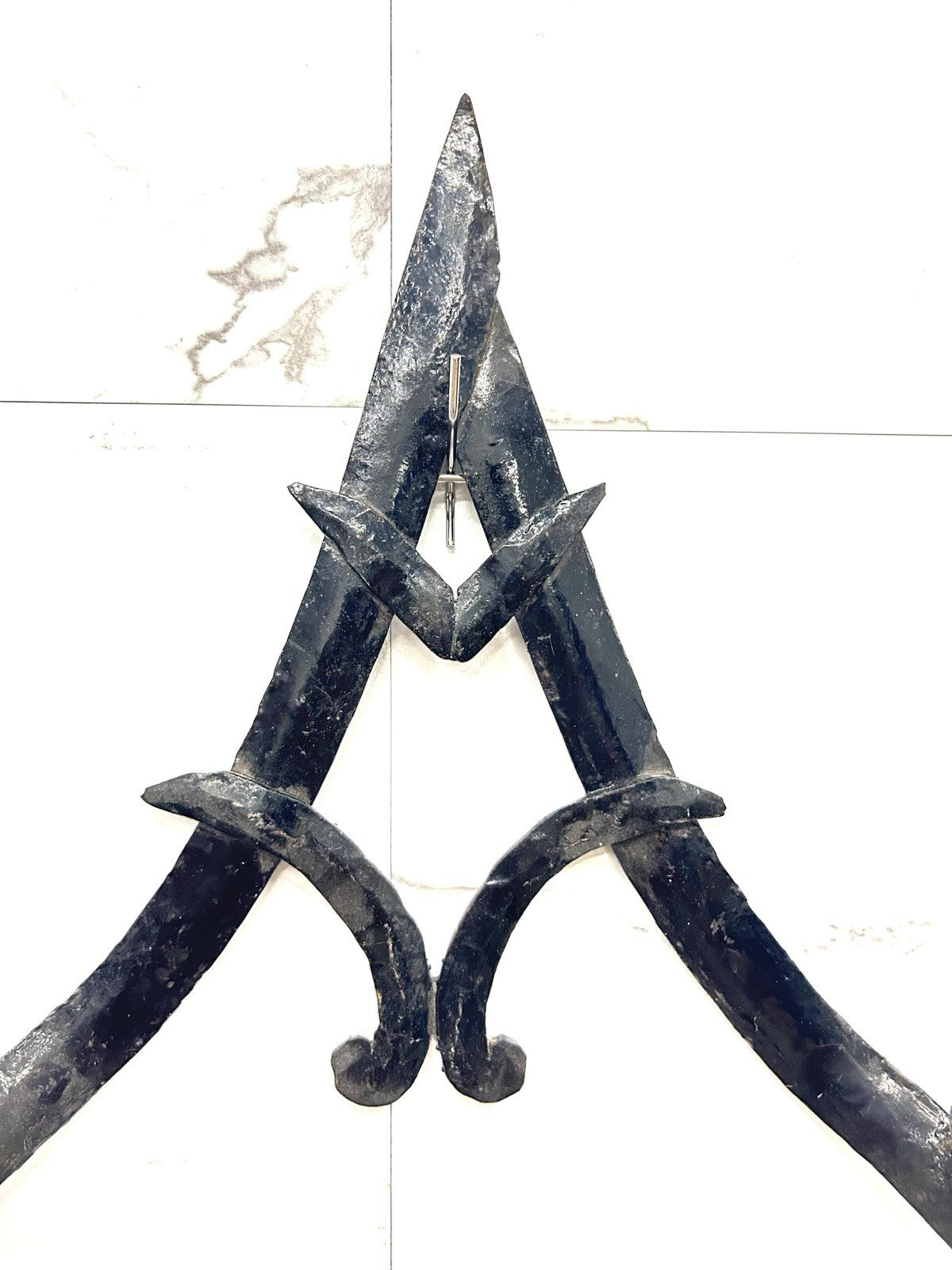 Lampada Da Parete Stile Medievale Antique Fine ‘800.