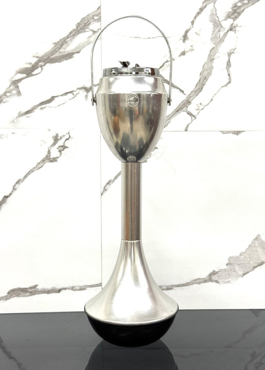 Posacenere Acciaio Space Age Caimi Vintage 1970