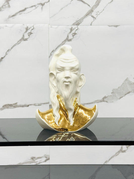 Scultura Stile Orientale, Realizzata A Firenze, Ceramica Italiana, Anni 60