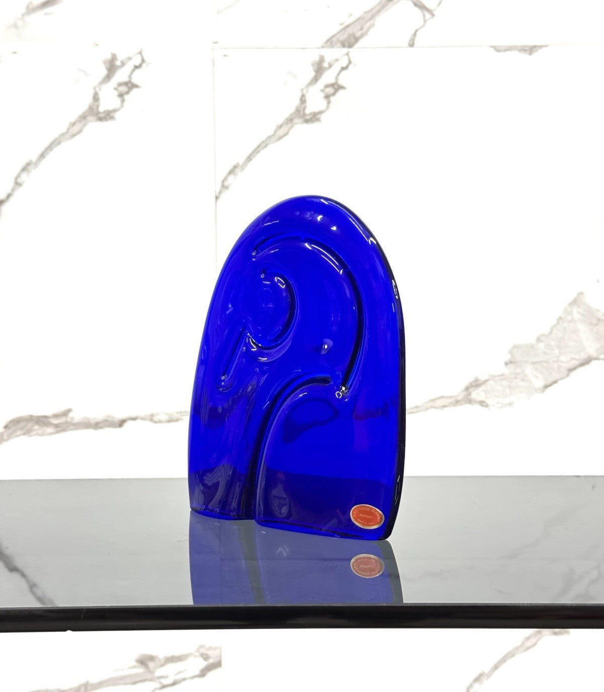 SCULTURA DI ARCHIMEDE SEGUSO PER LA REGIONE DEL VENETO ANNI 70 VETRO DI MURANO