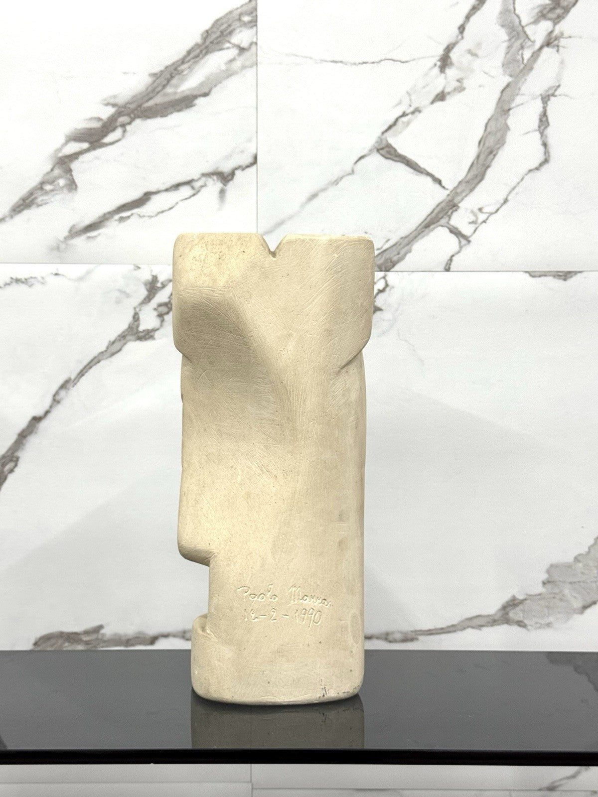 Scultura Antonio De Curtis “Totò” Paolo Marra Pietra 1990