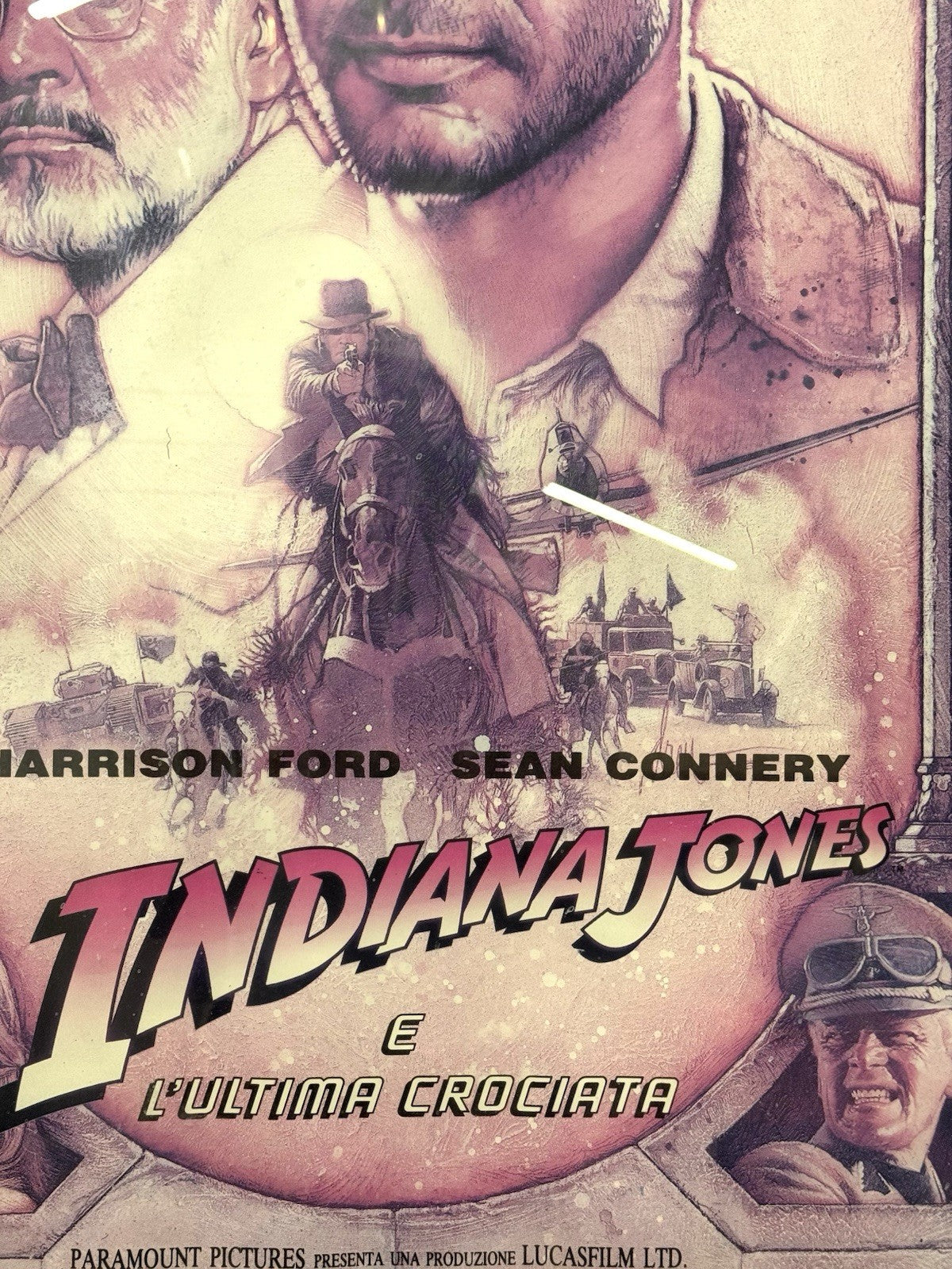 Locandina Cinematografica Indiana Jones e l’ultima Crociata